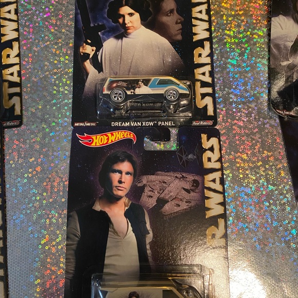 STAR WARS HOTWHEELS REAL RIDERS ULTRA MINT SEALED COMPLETE SET !! - Picture 8 of 12